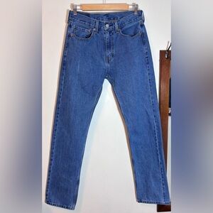 ❤️SOLD❤️ Levi’s 505 Blue Medium Wash 100% Cotton Jeans Size 31 X 34 Unisex Levis